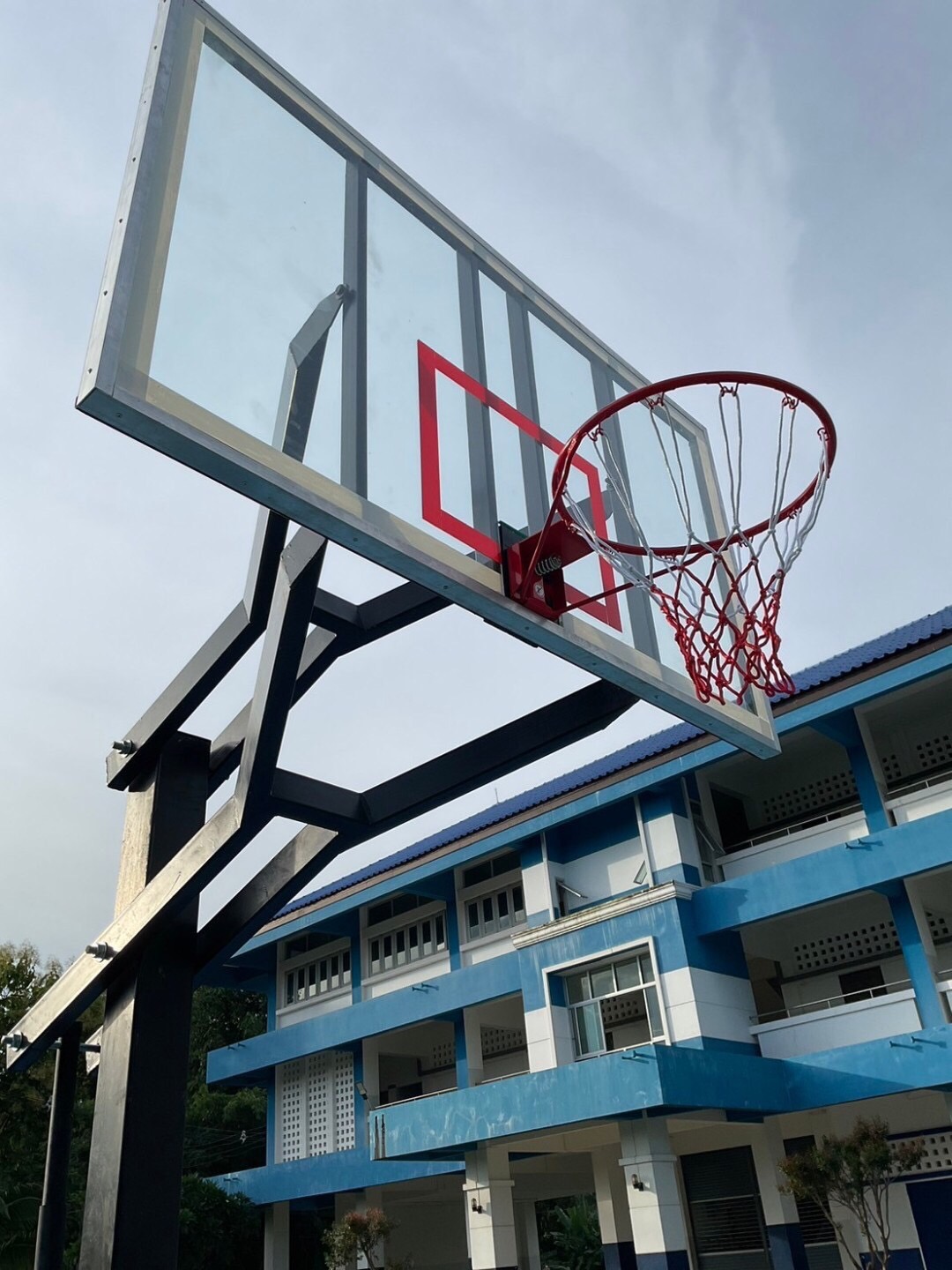 ชุดเสาบาสเก็ตบอลแบบฝังพื้น ชุดเสาบาสเก็ตบอลแบบฝังพื้น